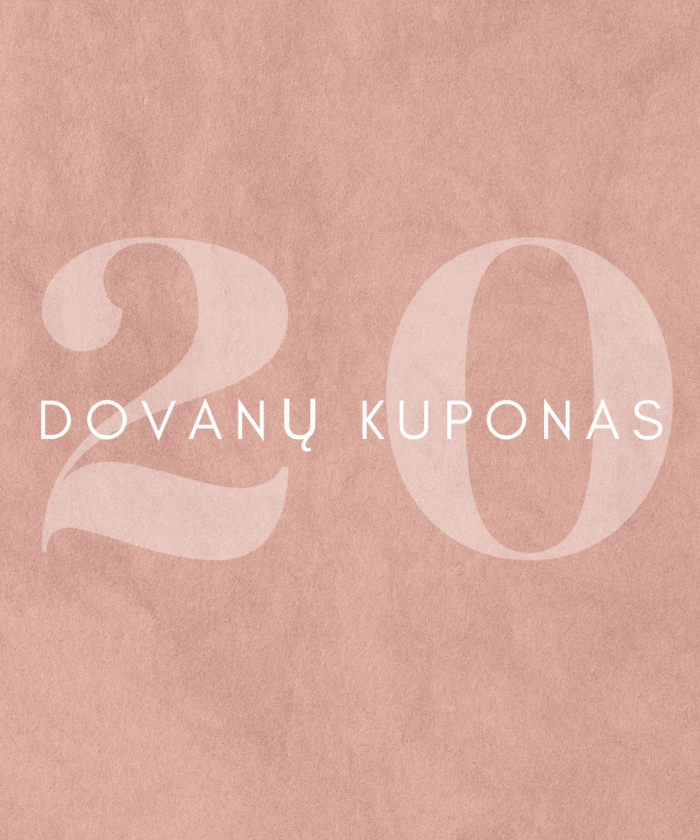 Dovanų kuponas - 20 eurų