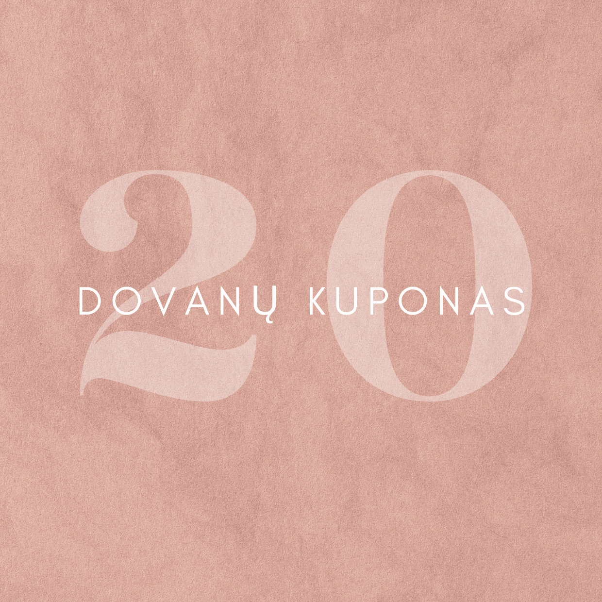 Dovanų kuponas - 20 eurų