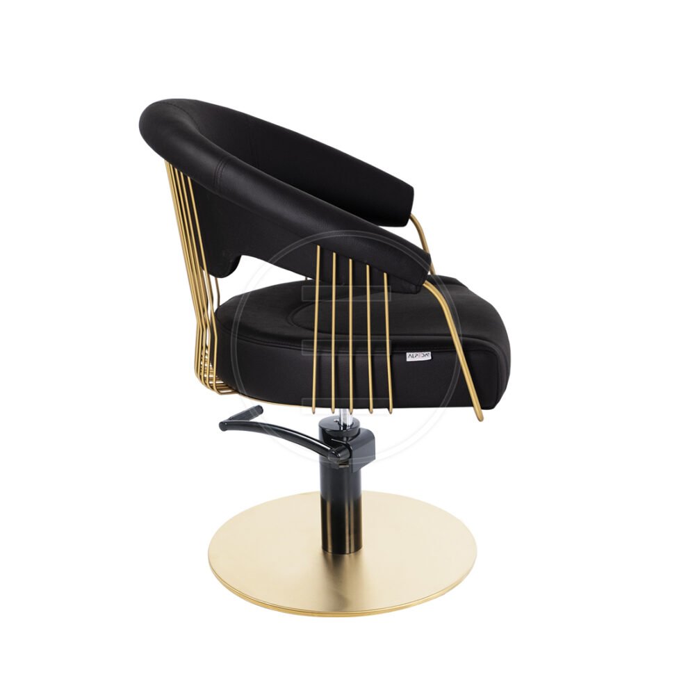 Elite Color Gold Sl Gold kirpyklos kėdė - Vaizdas 3