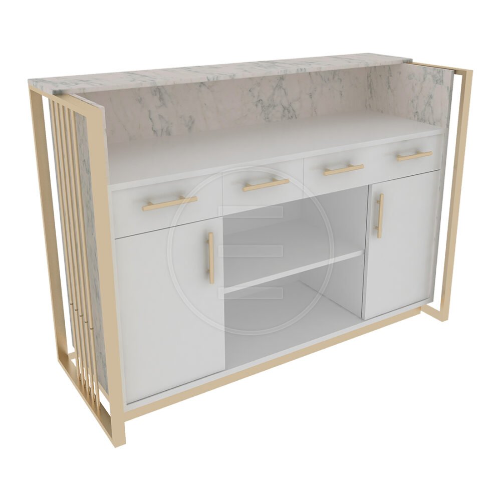 Slim Grace gold table - Image 4