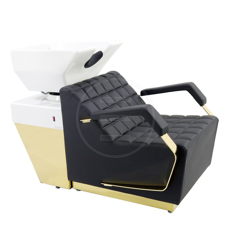 Salon sink in gold